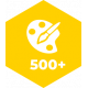 Более 500 цветовых решений